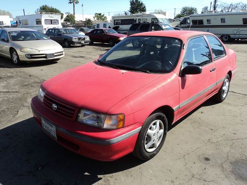 1992 toyota tercel, no reserve