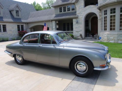 1966 s type jaguar sedan right hand drive silvert in excellent condition