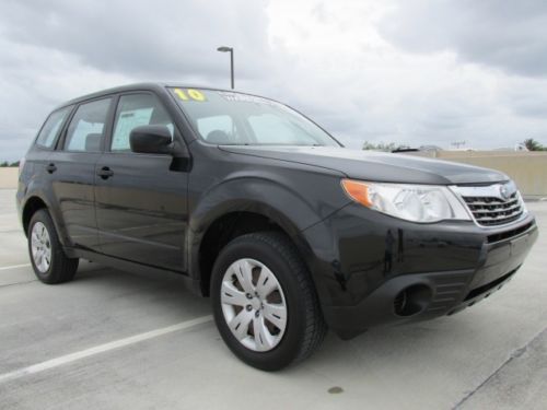 10 forester awd 1 owner florida driven 4x4 4wd 5 speed manual 2.5 x low miles