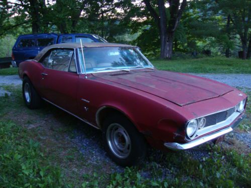 1967 Chevrolet Camaro project 327-275 hp ps,pb, console  at., image 7