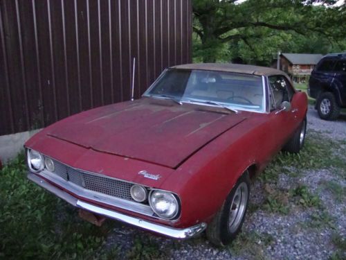 1967 Chevrolet Camaro project 327-275 hp ps,pb, console  at., image 8