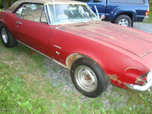 1967 Chevrolet Camaro project 327-275 hp ps,pb, console  at., image 13