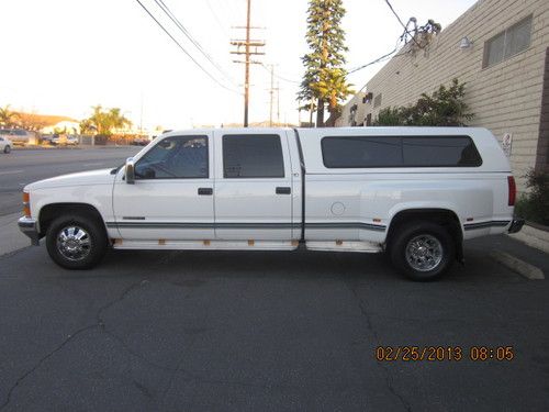 1999 chevrolet 3500 crew cab dully ls