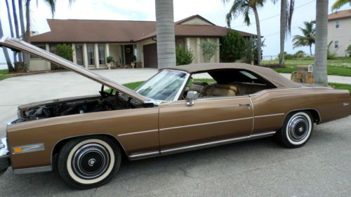 1976 cadillac eldorado base convertible 2-door 8.2l