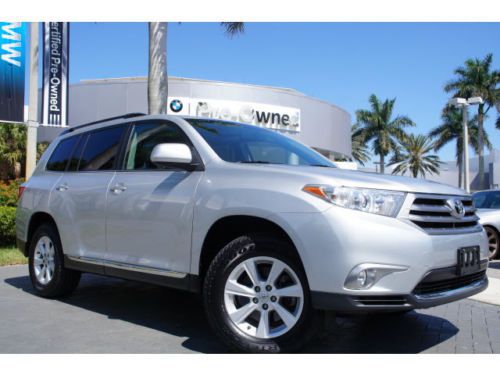2011 toyota highlander se awd 4x4 clean carfax leather heated seats in florida