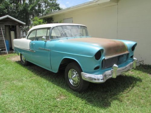 1955 chevy 2dr ht bel air project