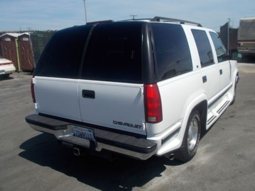 1999 chevy tahoe, no reserve