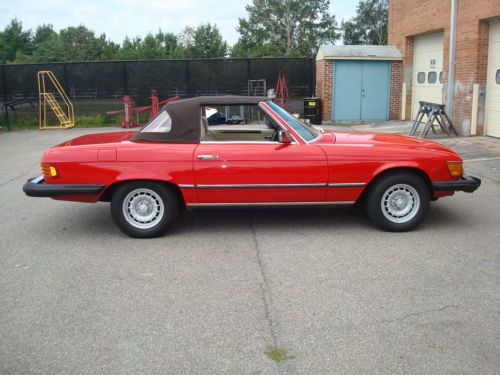 1979 mercedes-benz 450sl hard-top convertible sl-class roadster