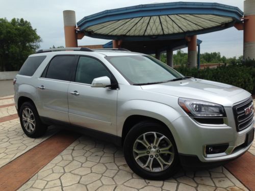 2013 gmc acadia slt awd no reserve clean rebuilt salvage never in accident nice