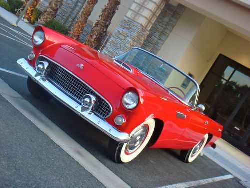 1955 ford thunderbird, 1 owner, frame-off restoration