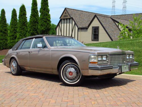 1983 cadillac seville &#034;slantback&#034;, great solid clean driver, full cabriolet roof