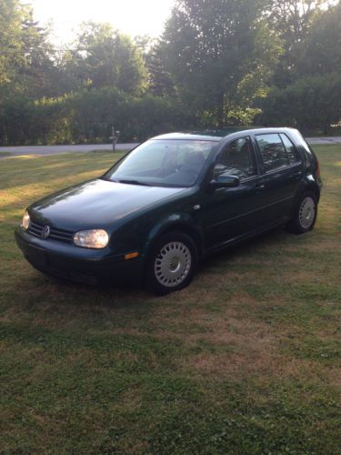 2001 volkswagen golf gls hatchback 4-door 2.0l no reserve! .01 start 5 day only