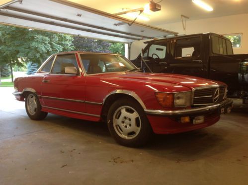 1985 mercedes benz 500sl convertible