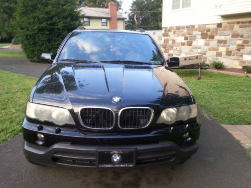 2003 bmw x5 3.0i sport black/black low miles fully loaded