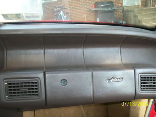 1988 Cadillac Allante Base Convertible 2-Door 4.1L, image 11