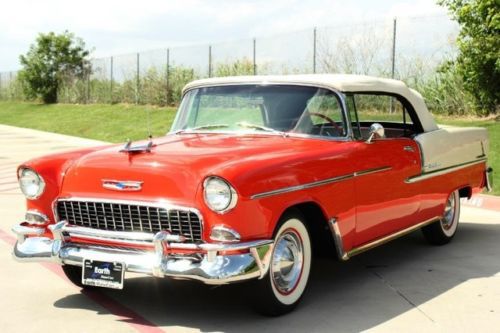1955 chevrolet bel air convertible, investment grade, special car , loaded!