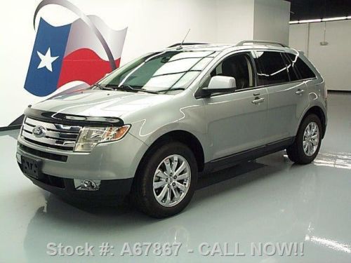 2007 ford edge sel awd premium htd leather 1-owner 63k texas direct auto