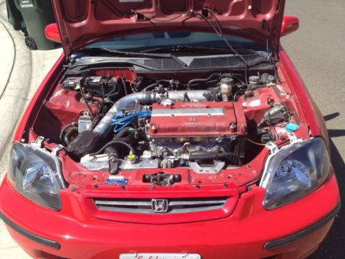 Honda civic 1996 dx with b18c5 engine smog legal ca.