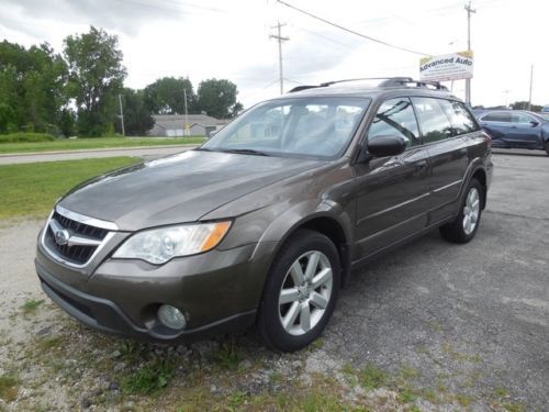 2008 subaru outback 2.5i, 68k miles - hail damage, salvage title, repairable