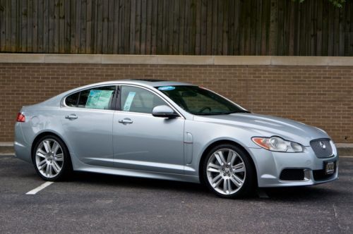 Xfr supercharged 5.0l w/nav red/black leather &amp; bowers wilkins stereo