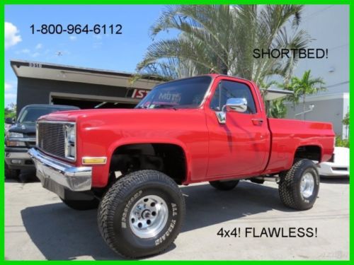 1986 chevrolet k10 k20 4x4 4wd c/k 1500 silverado lifted show truck flawless