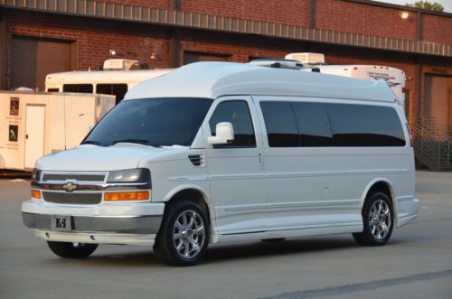 2010 chevrolet express 2500hd explorer van conversion van dish directv leather