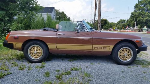 1978 mgb convertible rare factory color scheme excellent very original condition