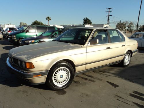 1991 bmw 735i base sedan 4-door 3.5l,no reserve