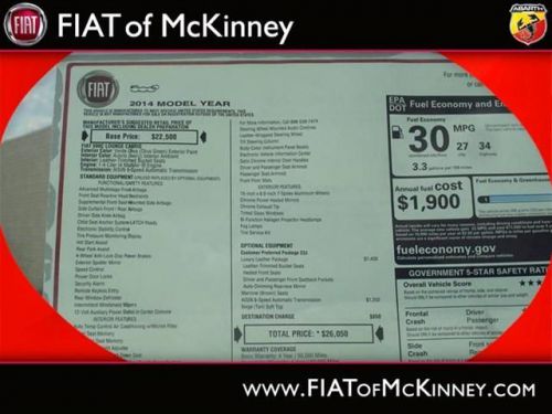 2014 Fiat 500C Lounge, US $26,050.00, image 5