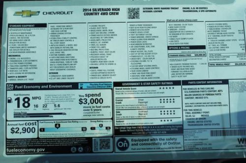 2014 Chevrolet Silverado 1500 High Country, US $54,045.00, image 8
