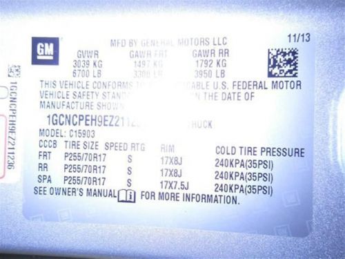 2014 Chevrolet Silverado 1500 Work Truck 1WT, US $27,590.00, image 32