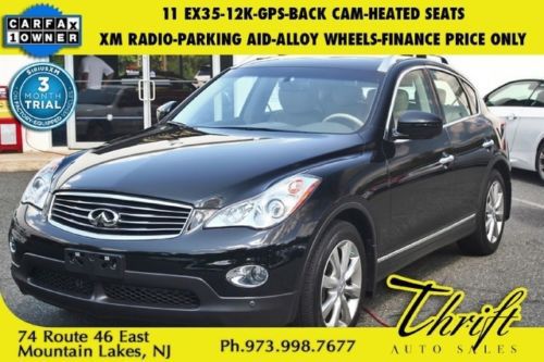 11 ex35-12k-gps-back cam-heated seats-xm radio-parking aid-finance price only