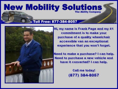 13 Grand Caravan Handicap Accessilble Wheelchair Van Side Entry Powered Ramp, image 7