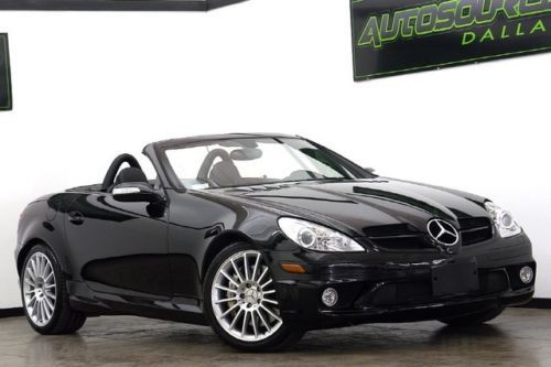 2007 mercedes-benz slk55 amg p3 navigation airscarf low miles black