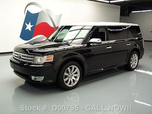 2010 ford flex ltd 6-pass htd leather nav rear cam 58k texas direct auto