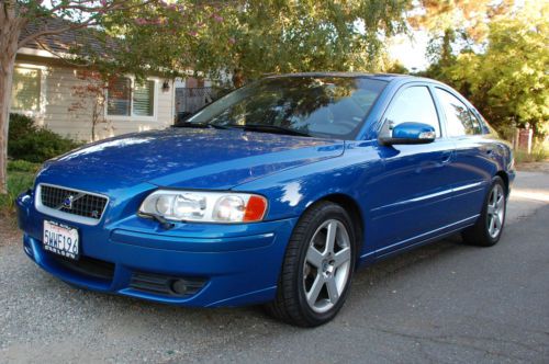 Purchase used 2007 Volvo S60 R, 4 Door Sedan, Blue, Manual Transmission
