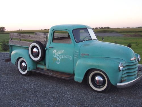 1950 chevy 3100 rat rod shop truck trade, image 1