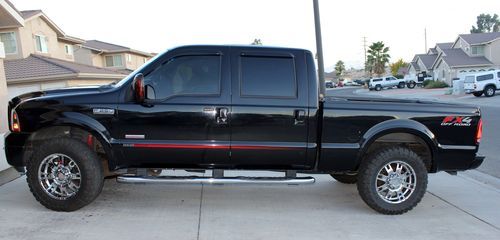 2007 ford f-250 super duty special outlaw edition lariat crew cab diesel pickup