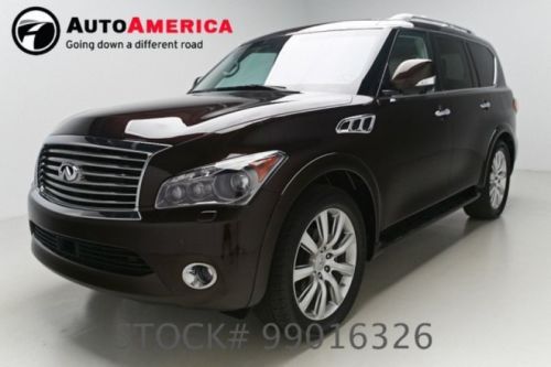 2012 infiniti qx56 4x4 29k mile camera nav sunroof rear ent vent seat cln carfax