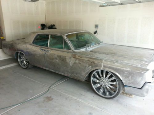 1967 lincoln 4dr hardtop suicide doors on 24s