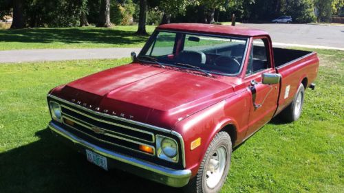 1968 chevy 3/4 ton original big block  truck! ac, ps. split bench. rare options