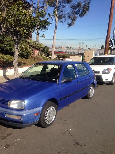 1996 volkswagen golf gl hatchback 4-door 2.0l / low miles / cali car / no rust