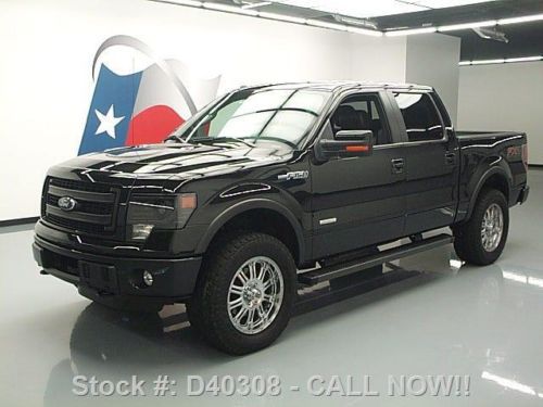 2013 ford f-150 fx4 crew ecoboost 4x4 leather 20&#039;s 10k texas direct auto