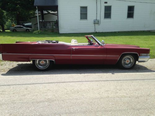 1970 cadillac deville base convertible 2-door 7.7l