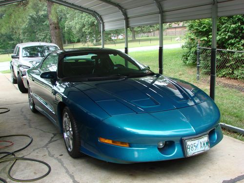 1995 firebird trans am  one owner sports car teal