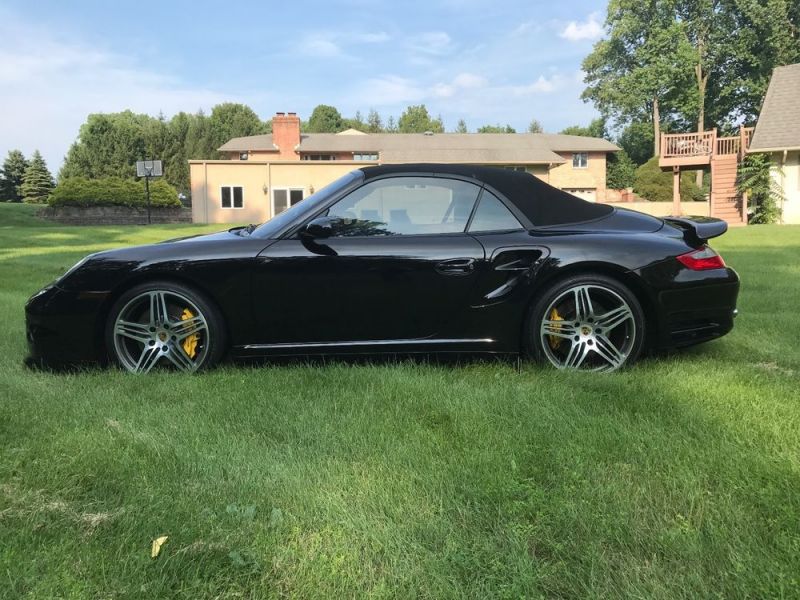 2008 porsche 911 turbo cab 6 speed manual