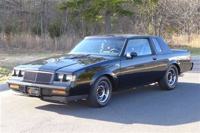 Must see * 1986 buick regal grand national low miles auto trans t-tops a/c