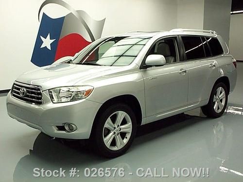 2008 toyota highlander ltd 7-pass sunroof rear cam 71k texas direct auto