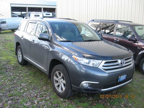 Estate auction 2012 toyota highlander 4dr 4wd at