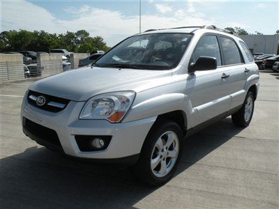 2009 kia sportage lx *one owner** silver/black automatic cd/sat radio nice low $